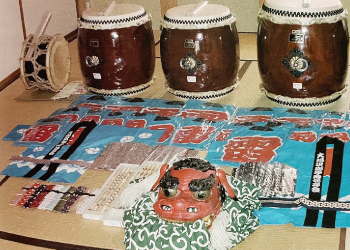 大場沢獅子舞保存会（獅子舞の諸用品）